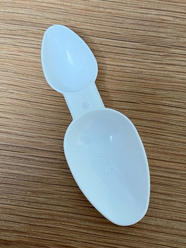 White medicine spoon children - white,