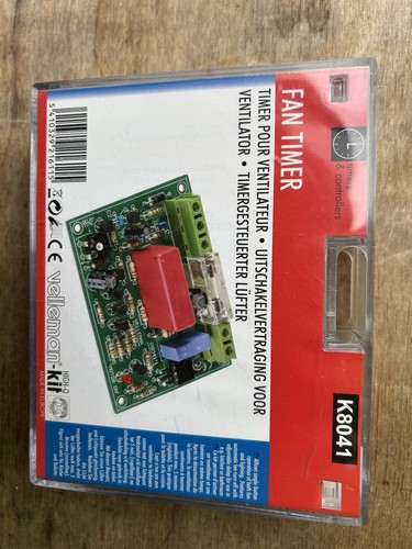 Velleman mains fan timer kit - mains,