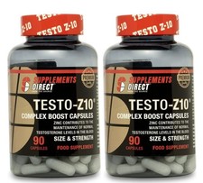 2x Supplements Direct Testo-Z10 Complex Boost – 90 Capsules | Testosterone