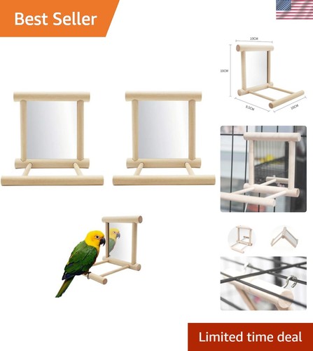 Durable birdcage mirror chew - durable,