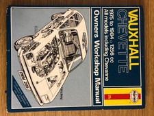 HAYNES Vauxhall Chevette 1975- 84 owners workshop manual - 1 85010 202 3