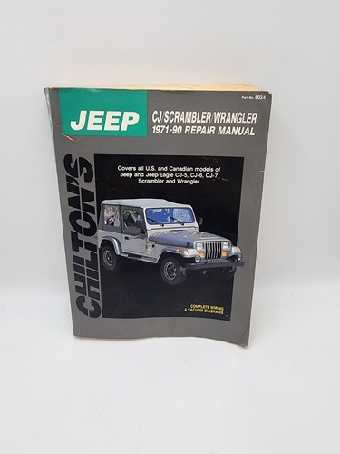 Chilton jeep 1971 1990 cj - jeep,