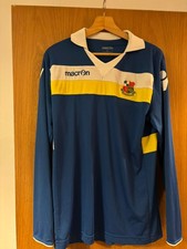 Wealdstone FC Macron Home Football Shirt Blue White Large Raider #54