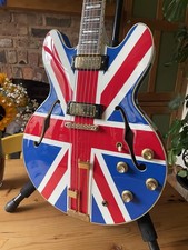Epiphone Elitist Maine Road Union Jack Sheraton  Oasis G H guitars