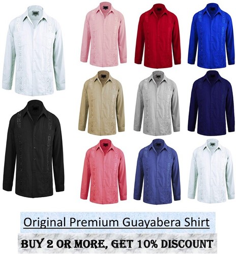 Men guayabera original cuban - guayabera,