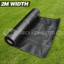2M WIDE GROUNDMASTER™ HEAVY DUTY WEED CONTROL FABRIC GROUND COVER  MEMBRANE