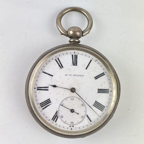 Antique solid silver - silver, cased