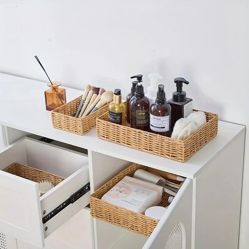 Imitation rattan rectangle - imitation,