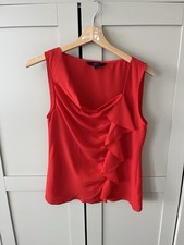 Red Satin Evening Top, Coast