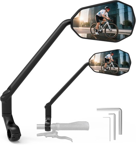 Long bike mirror - bike, large