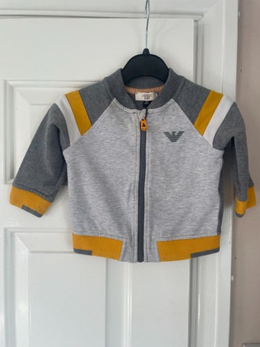 Baby armani top sweater grey - baby,