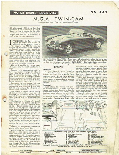 Mga twin cam original 1960 - cam,