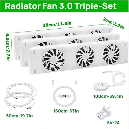 Radiator fan booster - radiator,