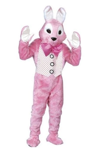 Pink easter bunny - easter, mascot