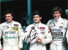 Giacomo Agostini F1 Dino Ferrari Grand Prix Imola signed photo Moto GP 