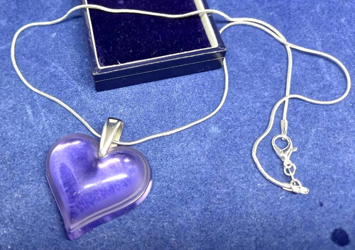Lalique pendant pretty purple - lalique,