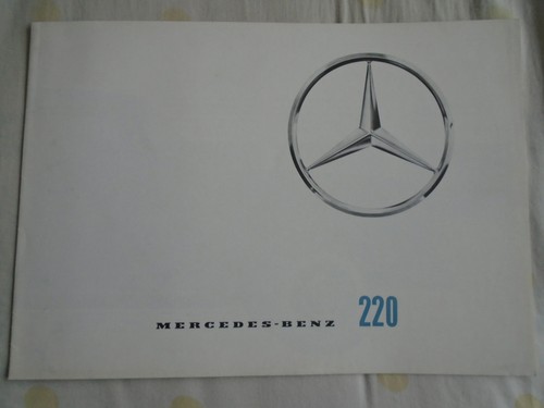 Mercedes 220 brochure - , 1962