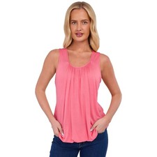 Womens Italian Basic Vest Top