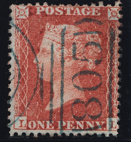 1856 penny red spec c8ub - 1856,