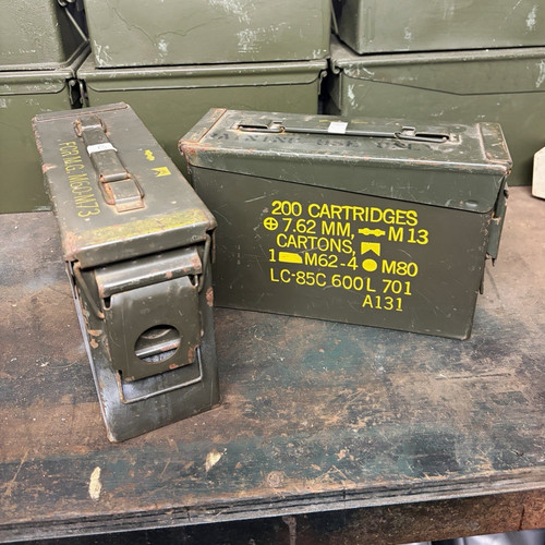 Army issued 62mm metal ammo - 7.62mm,