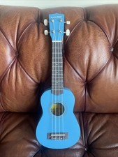 Stretton Payne Soprano Ukulele With Ukulele Gig Bag, Ukulele In Lake Placid Blue