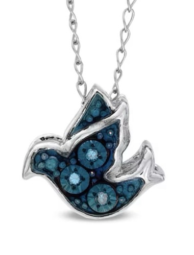 Genuine blue diamond dove bird - genuine,