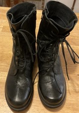 Celtic & Co B,ack  leather Derby Boots size 5 uk eu 38 (£175.00 RRP)