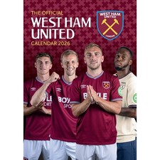 2026 Calendar West Ham Utd FC Month View A3 Football Calendar Official Product