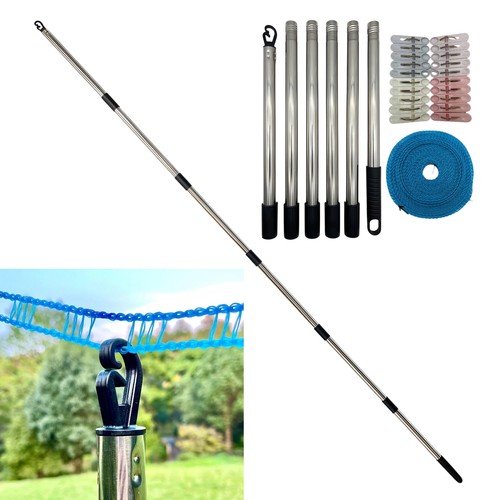 Lightweight washing line prop - line,
