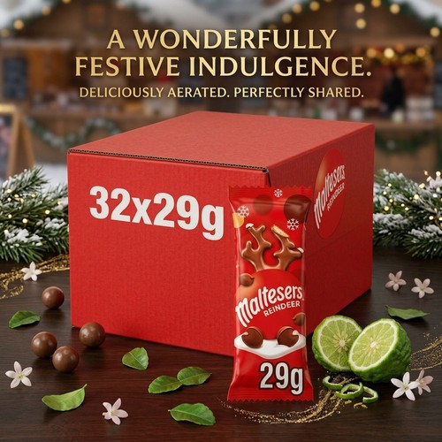 32x 29g maltesers reindeer - 29g,