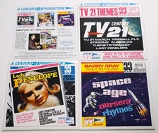 Century 21 Mini Albums Set 6 - CD Audiobooks- Fanderson Gerry Anderson Unplayed