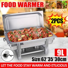 2 Pack 9L Chafing Dish Buffet
