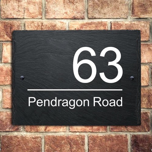 Personalised slate plaques - plaques, uv