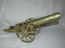 Vintage Brass Field Gun Cannon 1.5kg / 13" Ornament