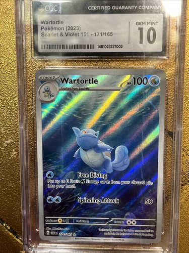 Cgc gem mint - cgc, wartortle