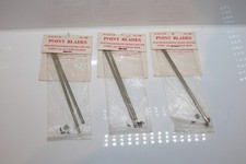 Peco SL-708 O Gauge Point/Turnout Blades Code 124 Bullhead Rail x 3 Unopened Pac