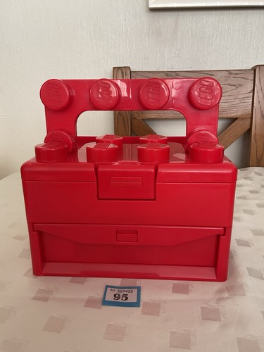 Lego official red storage - official,