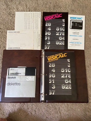 Visicalc apple program - visicalc,