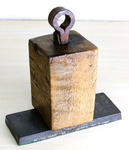 Antique oak and iron - iron, door