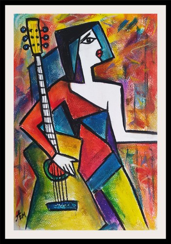 Alemart lady with guitar - alemart,