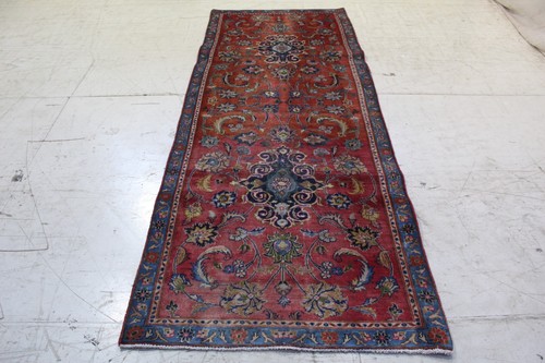 Handmade wool rug - handmade, red
