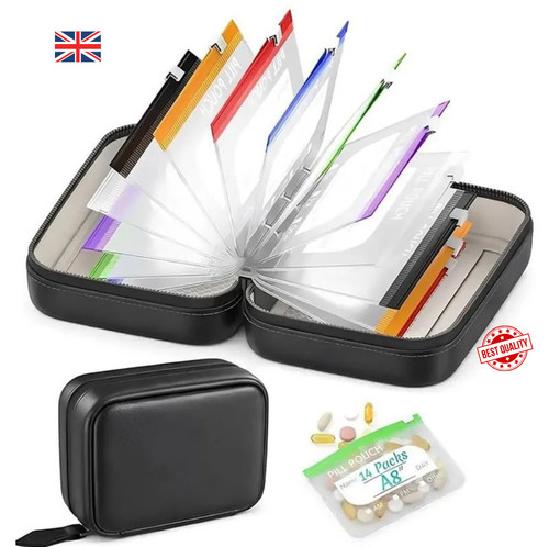 Waterproof pill pouch set - pill,