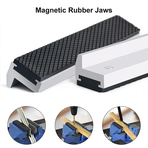 Magnetic vice jaws - magnetic,