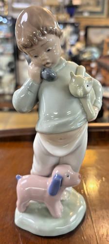 Nao lladro porcelain - by, little