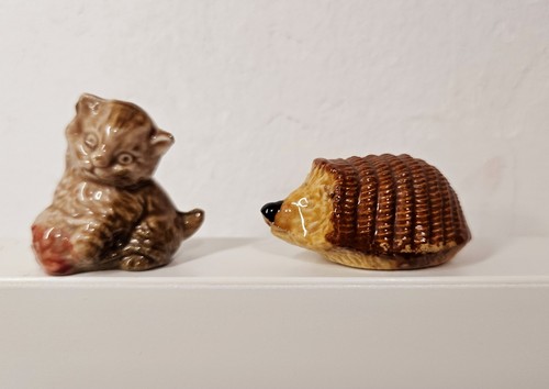 Wade whimsies porcelain kitten - whimsies,