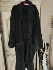 Men's John Lewis soft fleece dressing gown. Dark grey. Plush and warm.Size L.