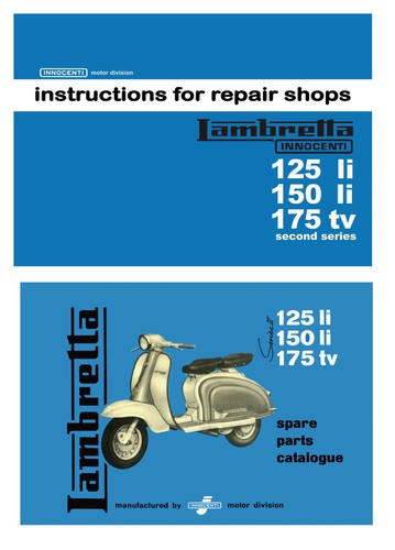 Lambretta series li125 150 - 2, li125/150