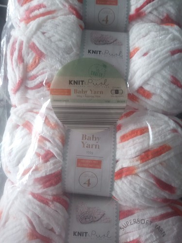 Crafty baby yarn - crafty, red