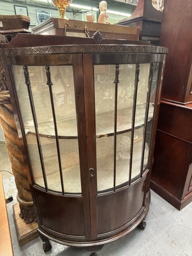 1930s art deco mahogany bow - art,