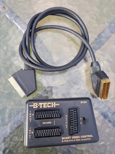 Tech bt22 way scart switch - b-tech,